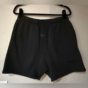 Essentials - Black - Cotton - Shorts - Sweats - Comfy - Medium